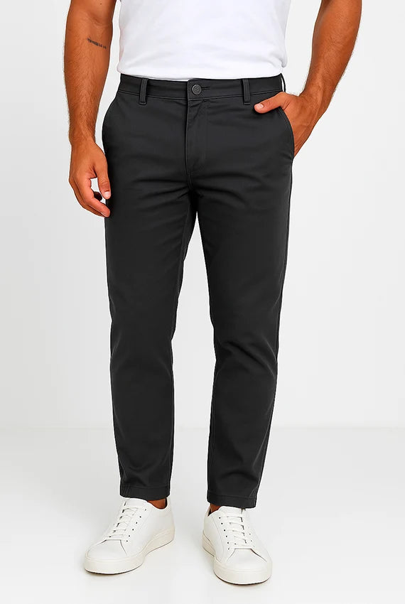 Calça sarja premium algodão egípcio