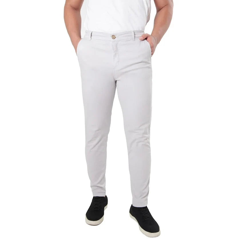 Calça sarja slim iron