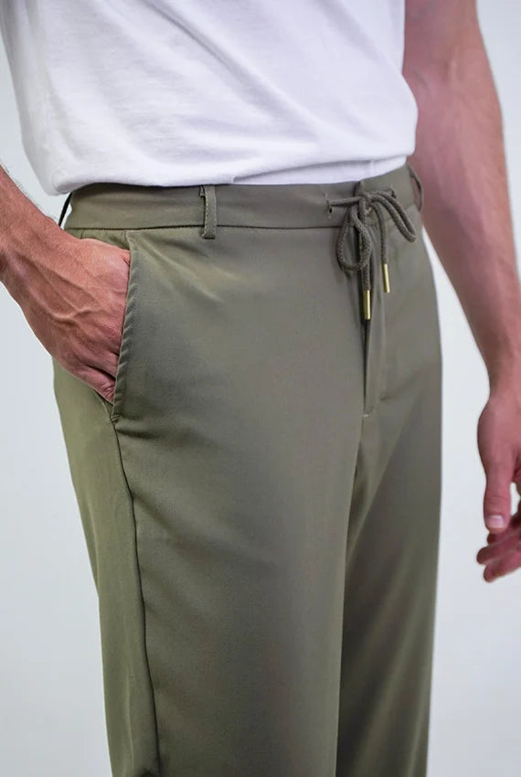 Calça alfaiataria poliviscose gold